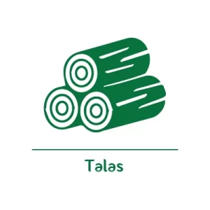 Icono verde de talas
